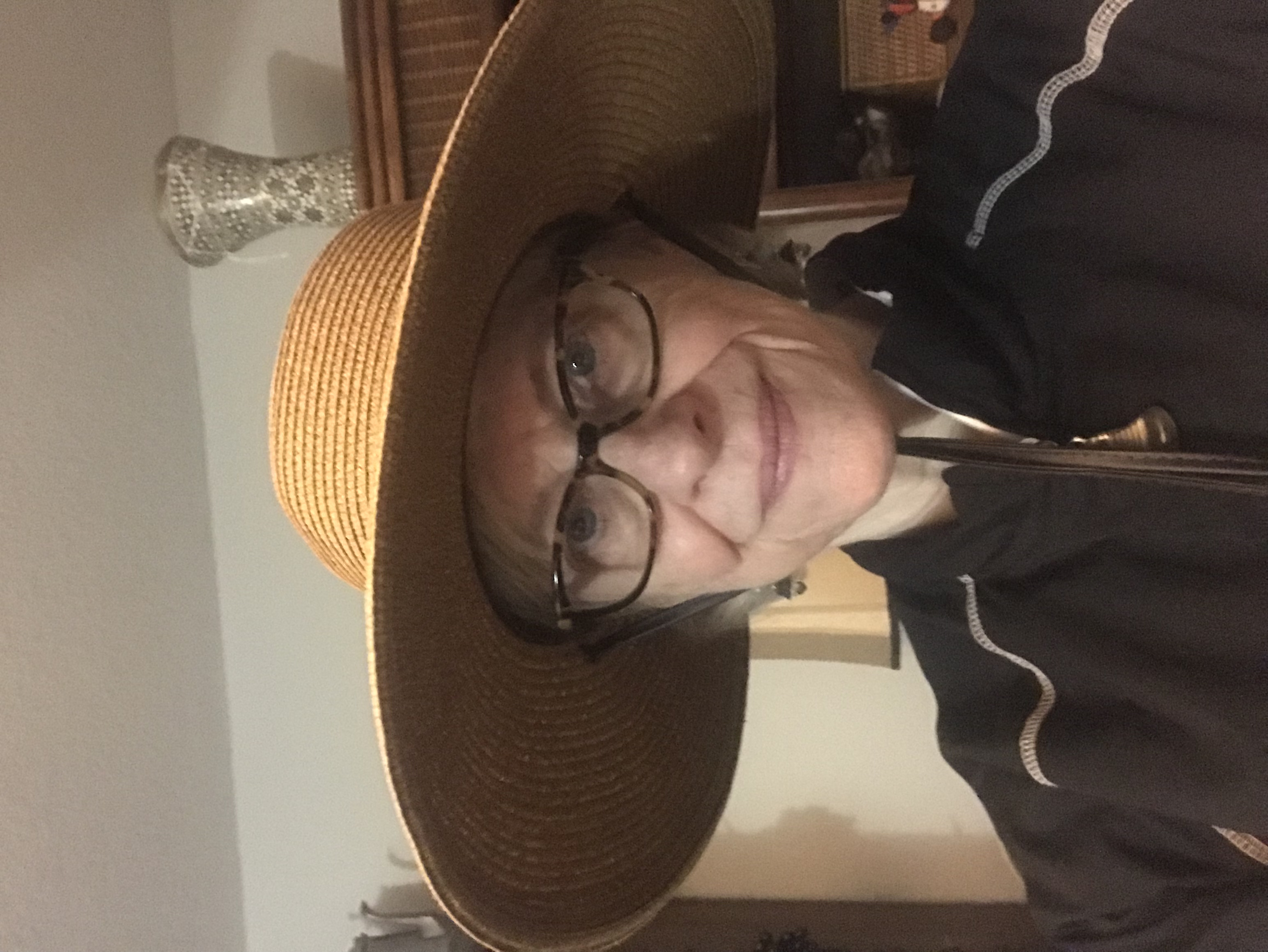 nan wearing a hat